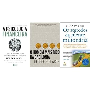 No momento, você está visualizando Kit O Homem mais rico da Babilonia + Os Segredos da Mente Milionaria + Psicologia Financeira – 3 livros