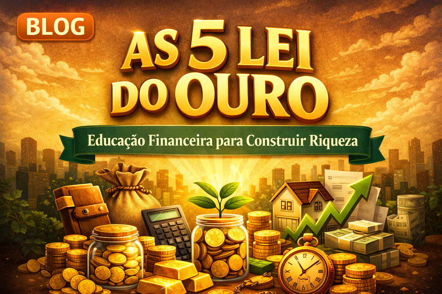 Leia mais sobre o artigo As 5 Lei do Ouro: Educação Financeira Aplicada para Construir Riqueza de Forma Consistente