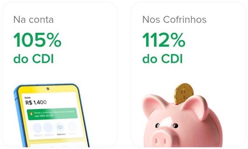 Leia mais sobre o artigo Organize seu dinheiro em cofrinho, separe por objetivo e aproveite rendimentos acima do CDI